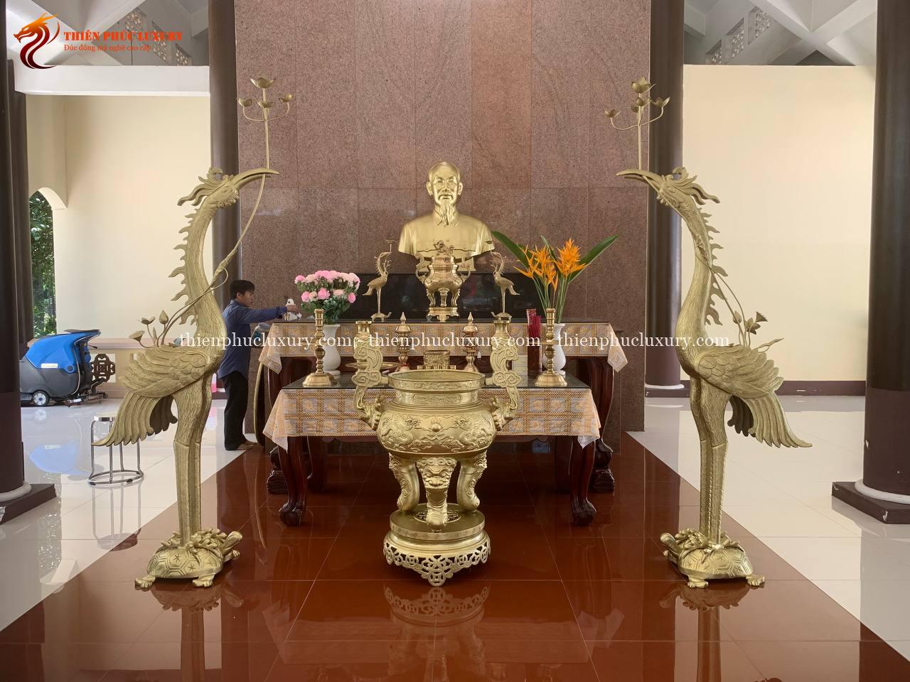 Phòng thờ Bác Hồ tại nghĩa trang liệt Sĩ Tỉnh Bình Dương