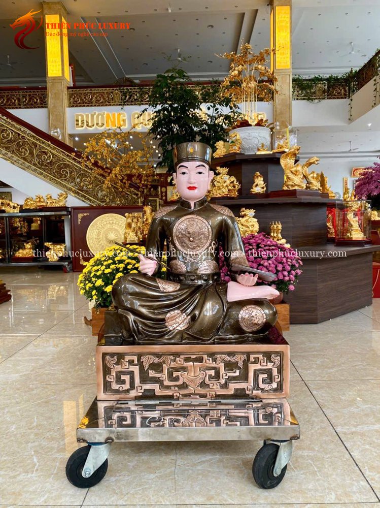 Tượng Ông Hoàng Mười Bằng Đồng Cao 90cm